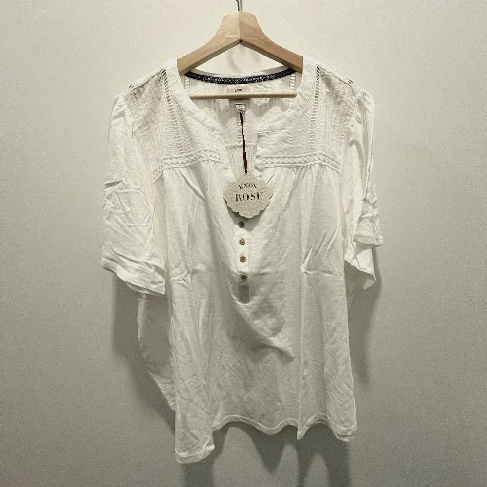 Knox Rose 2X Top Blouse - Picture 1 of 2